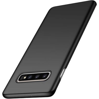 ShieldCase Hoesje geschikt voor Samsung Galaxy S10 Plus ultra thin case - zwart - Stijlvolle en Dunne Cover - Slank en Lichtgewicht Hoesje - Flexibele en Slanke Case - Lichtgewicht Telefoonhoes