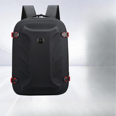 Modieuze Waterdichte Rugzak Harde Schaal Grote Capaciteit Rugzak Gaming Laptop Laptop Tas Multifunctioneel 17.6 inches white