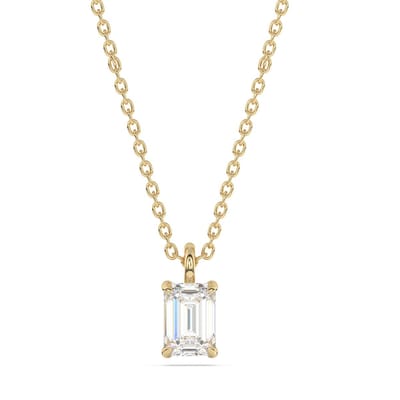 Diam Addict Halskette 585 Gelbgold mit im Labor gezüchtetem Diamanten