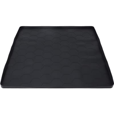 Koelkast Siliconen Mat Professionele Krasbestendigheid Lekdicht Onder Wasmachine Mat voor Wasmachine Droger zwart