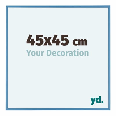 Your Decoration - Fotolijst 45x45 cm - Aluminium - Staal Blauw - Kent