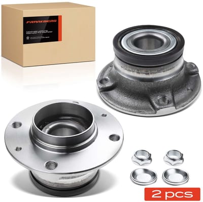Frankberg 2x Wielnaaf Set Achter voor Citroën Berlingo Xsara Picasso