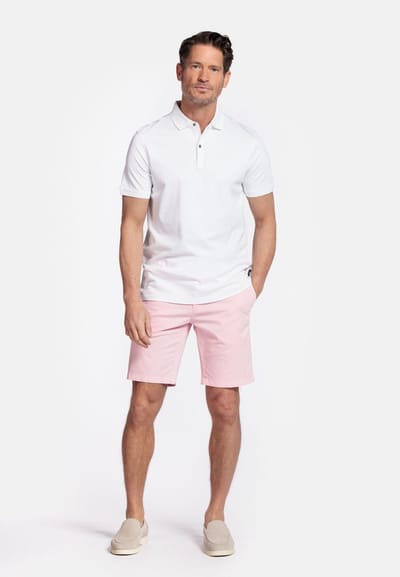 Giordano - Lino – Herenpolo – Poloshirt - Liquid Cotton - Polo – Wit – 616578-10