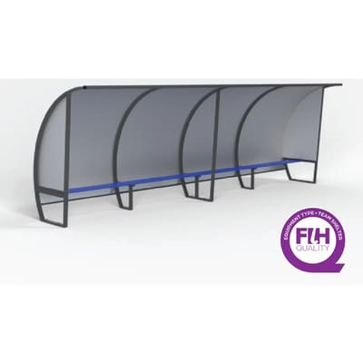 12 persoons volledig aluminium touch shelter Sodex Sport