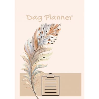Dagplanner - Werkplanner - Boho - A4 - Veer - Ongedateerd. - Kris Degenaar
