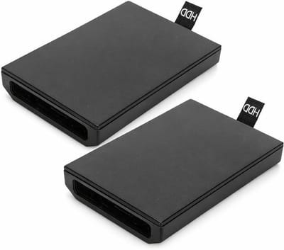 Interne Harde Schijf Behuizing - compatibel met 360 Slim - Vervanging HDD Case - Beschermt Harde Schijf - HDD Behuizing - Geschikt voor 360 Slim Modellen - Zwart - 2 Stuks - Console