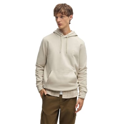 Boss Heren Wetalk Pullover Hoodie (Licht Beige)