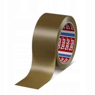 Tesa 04120 Verpakkingstape - PVC - Bruin - 50mm x 66m