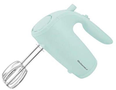 Keukenhandmixer met 5 Versnellingen en Ruime Roestvrijstalen Tubes - Mintgroen