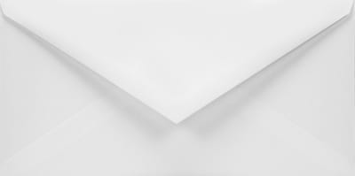 Ecologische witte enveloppen A4 - 110 x 220 mm - 25 stuks - NK natgelijmde - 120 gram - Materica - Netuno