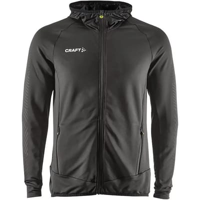 Craft Extend Jas Met Kap Heren - Asfalt | Maat: XL