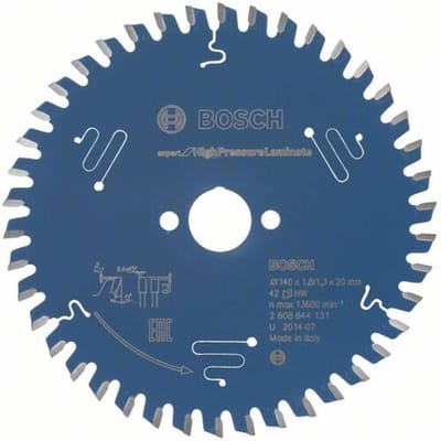 Bosch Accessories Expert for High Pressure Laminate 2608644131 Cirkelzaagblad 140 x 20 x 1.3 mm Aantal tanden: 42 1 stuk(s)
