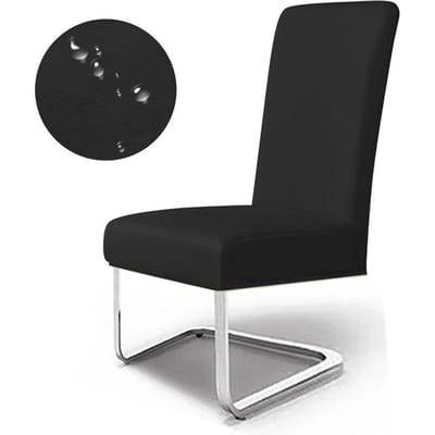 Stoelhoes Vier Seizoenen Waterbestendig Restaurant Stoelhoes Huis Hotel Eetkamerstoel Stofdichte Hoes Stoelhoes High-end Gevoel 21*19*1cm zwart