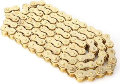 Ketting voor Motorfiets, 48 Links 420 Aandrijvingsketting Geschikt voor 50cc, 110cc en 125cc PIT Quads en Dirt Bikes