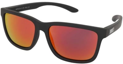 Zonnebrillen Alpina Burst Black Matt/Red Mirror