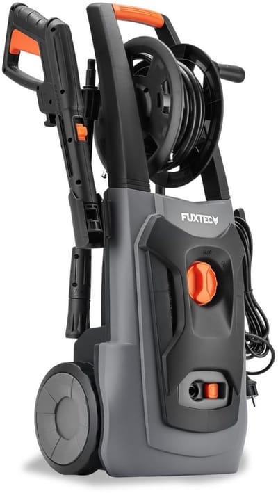 FUXTEC FX-HDR1800 hogedrukreiniger - 1800 W, 130 bar, 420 L/u, verstelbaar mondstuk, slang van 6 m, reinigingsmiddelentank