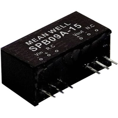 MEAN WELL SPB09C-03 DC/DC-convertermodule 2 A 9 W Aantal uitgangen: 1 x Inhoud 1 stuk(s)