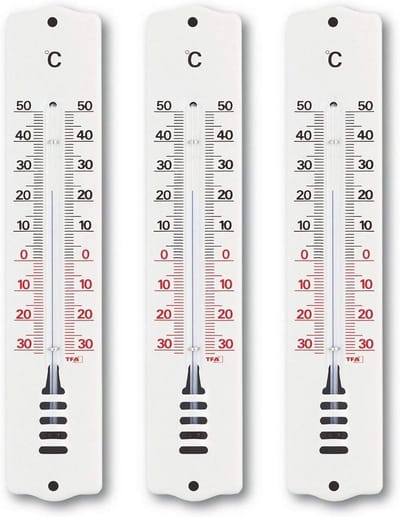 Set van 3 Binnen- en Buitenthermometers - Nauwkeurig en Weerbestendig