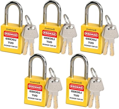 Veilige hangslot voor lockout toepassingen - Betrouwbare beveiliging voor machines en apparatuur