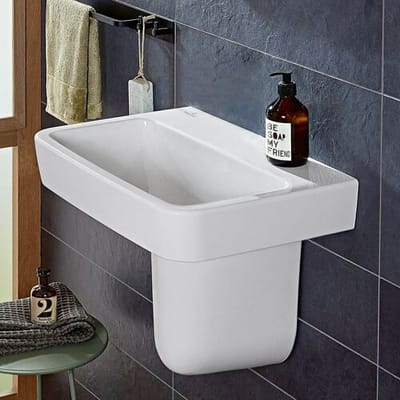 Villeroy & Boch O.novo hand wash basin 50 x 37 cm without overflow, without tap hole 43445301