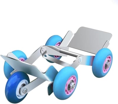 MK Stoer -Meubelrolverhuizer - Verhuizers - Lekke Band Booster Trolly - Noodgereedschap voor Het Verplaatsen van Bandenrollers - 5 Wielen - Zware Fiets Motorfiets Driewieler.