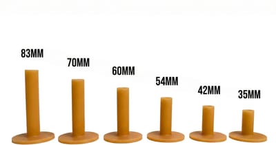 TIN-IN - Golf Driving Range Tee Pakket - 35mm, 42mm, 54mm, 60mm, 70mm, 82mm - Golf Accessoires - Golf Must-Have - Golf Seizoen - Voor in de Tas - Handig golf
