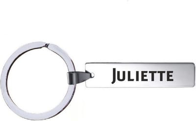 Sleutelhanger Met Naam - Juliette - RVS