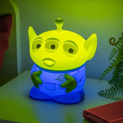 Disney Pixar Toy Story Alien SquishyGlo Siliconen Lamp – Oplaadbare Nachtlamp met Timer en Helderheidsniveaus – Paladone