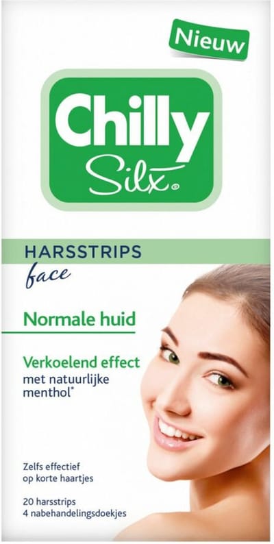 Chilly Silx 20x Harsstrips Gezicht Normale Huid