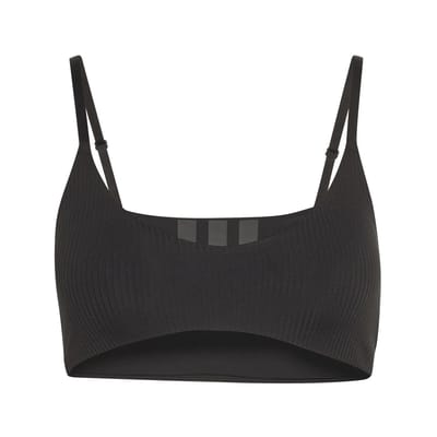 Adidas Performance All Me Light Support Rib Beha - Dames - Zwart
