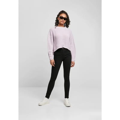 Urban Classics - Wide Oversize Sweater/trui - XS - Paars