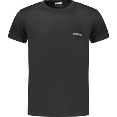 Bikkembergs Zwarte Katoenen Heren T-Shirt