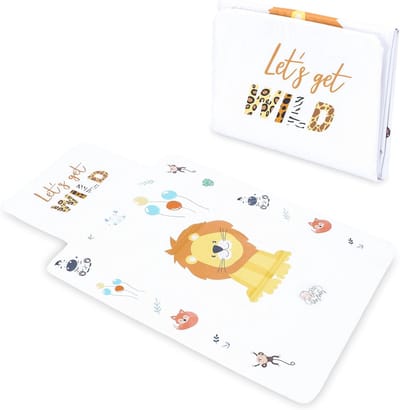 Opvouwbaar Waterdicht Aankleedmatje 77x44 cm voor Baby's – Ideaal voor Luiertas en Reizen