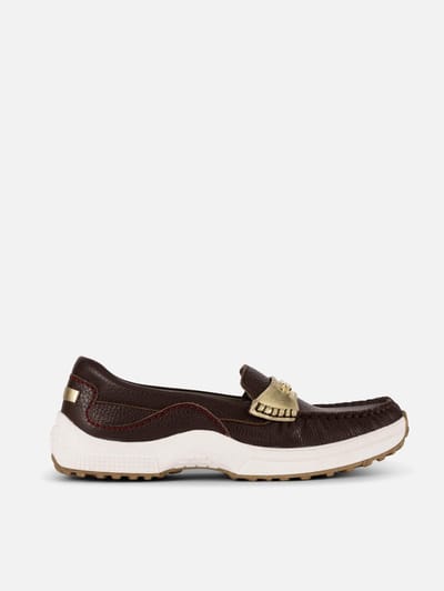 ZOO Adventure - Mia - Dames - Mocassins – Espresso - Maat 36