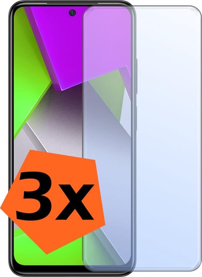 Screenprotector - 3 Stuks - Geschikt voor Xiaomi Poco X4 Pro 5G - Extra Sterk - Gehard Glas - Beschermglas - Tempered Glass - Screen Protector