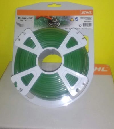 Grastrimmer draad - Maaidraad vierkant - Gazon onderhoud - Duurzaam vierkant profiel - 4 mm dik 28 m - Groen