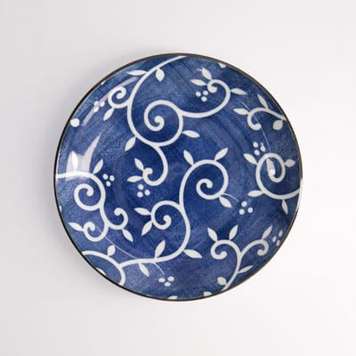 Tokyo Design Studio - Tokyo Blue Karakusa Bord - 21,5 x 3,4 cm