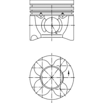 Zuiger KOLBENSCHMIDT 40 406 610