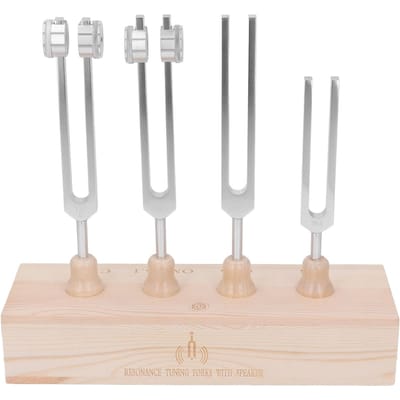 Stemvork Set Aluminiumlegering Stress Verlichten Sterke Vibratie Klankhealing Stemvorken Kit met gray
