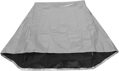 Slanghaspel Beschermhoes - Tuinslang Opberger - Tuin Organisatie - Waterdicht Oxford Doek - 88 x 66 x 63 cm - Zilver