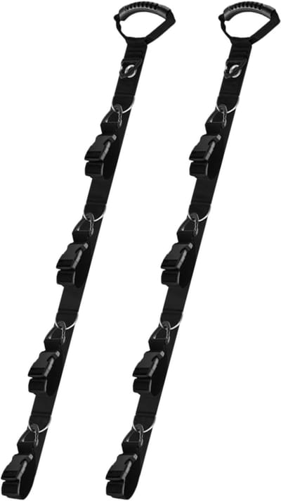 Kabel Organizer - Verlengsnoer Haspel - Ruimte Besparen - Verticaal Ophangsysteem - 5 x 98 cm - Uniek kenmerk