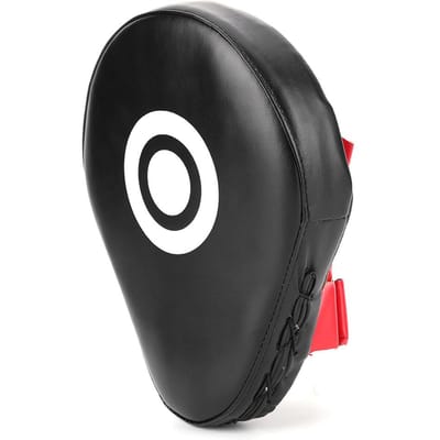 1 stuks 5-vinger Handdoel PU Leer Gebogen Stootkussens Ademende Kickbokspads Boksen Focuspad voor Martial Arts Training
