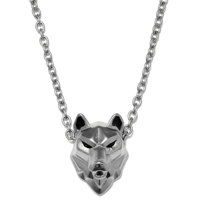 Jax Stalen Wolf-ketting