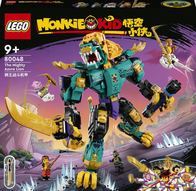 LEGO Monkie Kid The Mighty Azure Lion 80048, Bouwpakket, 9 jaar, Kunststof, 789 stuk(s), 1,1 kg