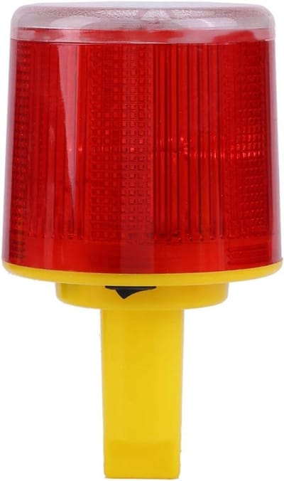 Waterdichte LED Noodlamp met Stroboscoop en Alarmfunctie voor Wegen - Set van 2 Rood Noodlicht voor Veiligheid en Visibiliteit
