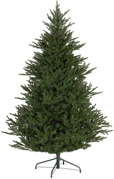 Kunstkerstboom-183 cm-Realistisch Uiterlijk en Snelle Opbouw-Met Standaard-Vuurvast Kunststof-Groen