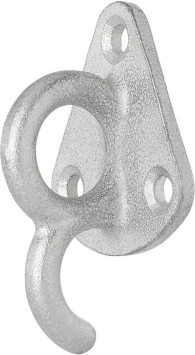 ProPlus Touwhaak met oog - Metaal - 70 x 45 mm - Opschroefbaar - 3 schroefgaten