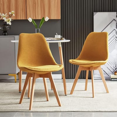 Eetkamerstoelen Set van 4 – - Grijs - Medahomestore