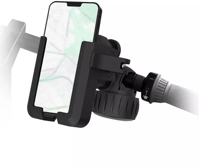 Musthavz EasyLock Smartphonehouder voor Fiets & Scooter – 360° Draaibaar – Stevige Universele Telefoonhouder – Schokbestendig