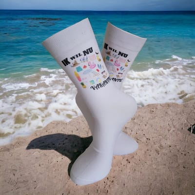 Grappige sokken - ik wil vakantie - Holiday - leuke sokken - grappige cadeau - Lucky Day Socks